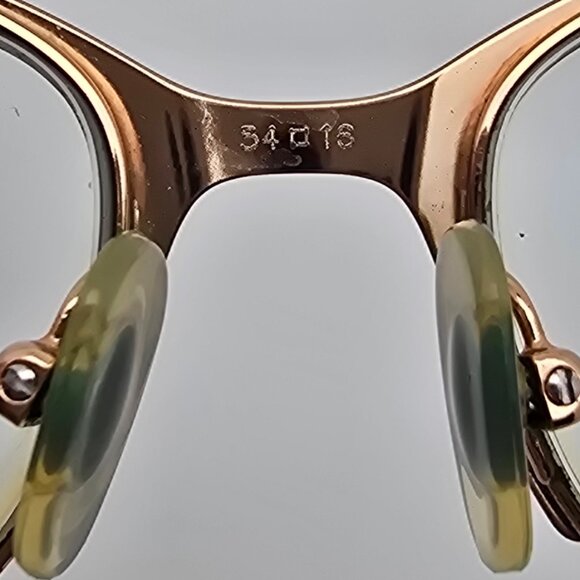 Tiffany & Co TF1127 6122 Polished Black Gold Cat Eye Eyeglasses Frame w/ Case - Picture 9 of 16